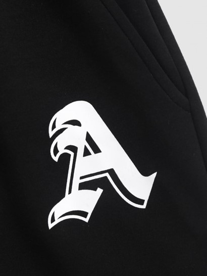 Men's Coconut Tree Letter Peace Doves Pattern Summer Vacation Short Sleeves Crew Neck T-shirt And Letter Striped Pattern Sport Sweat Shorts Set - Image 2